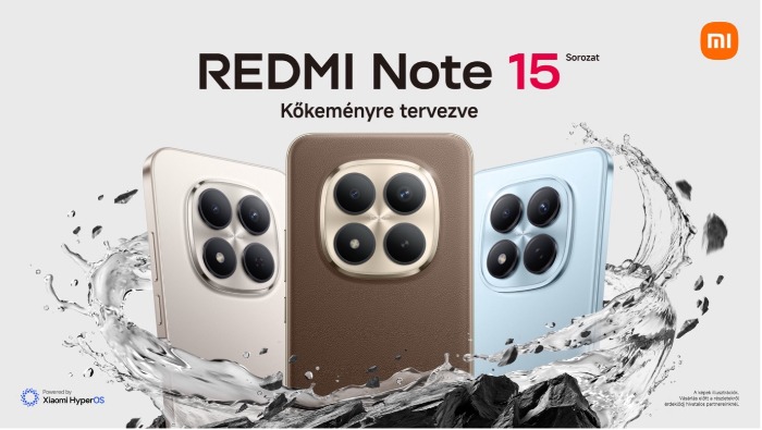 A Xiaomi bemutatja a REDMI Note 15 sorozatot