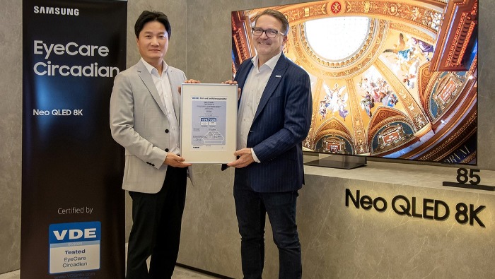  VDE „EyeCare Circadian” tanúsítványát kapott a Samsung